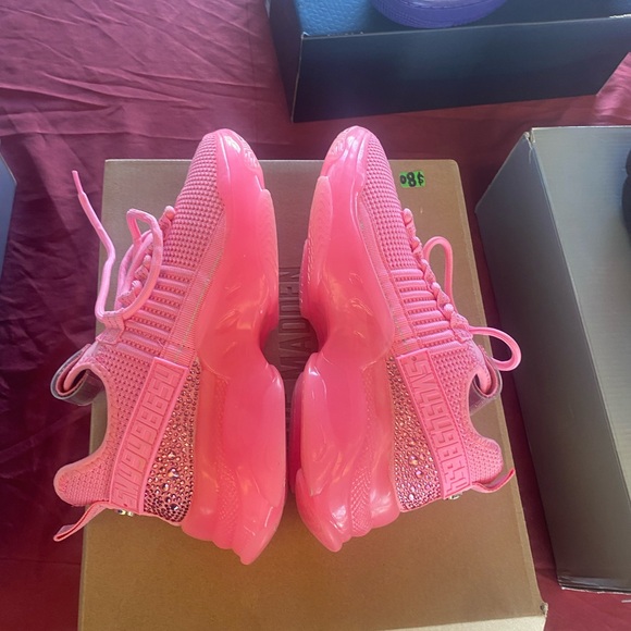 Steve Madden Pink Glitter Athletic Shoes - Picture 6 of 8